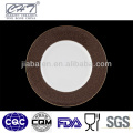 ZH004 Round hotel used porcelain ware plate for decal